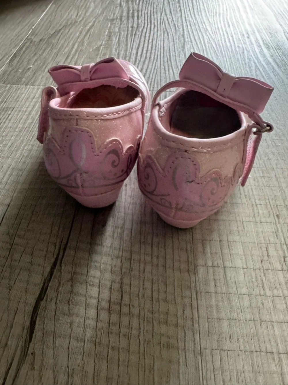 Toddler Girl Shoe Bundle Size 6 | Pink Glitter + Minnie Mouse| Dress & Play Set